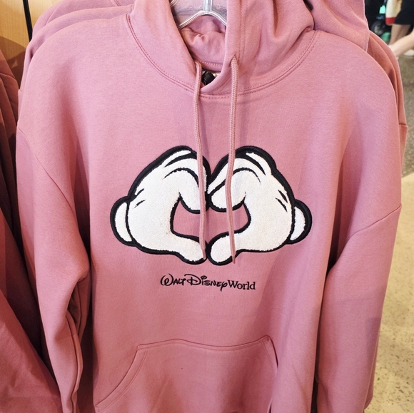 Disney Tops - Disney Parks Valentine's Zip- Up Hoodie Unisex